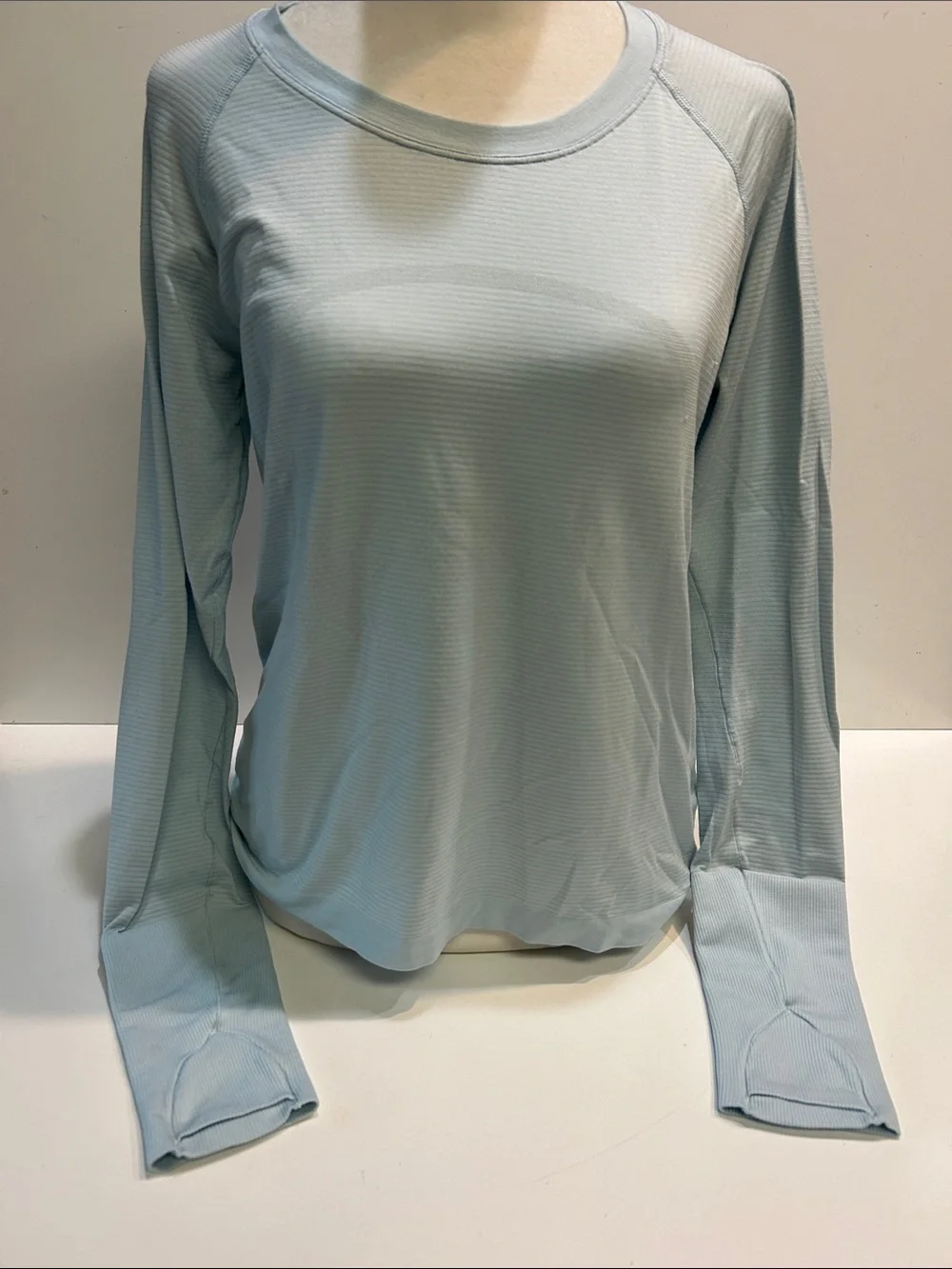Lululemon Light Blue Long-Sleeve Performance Top